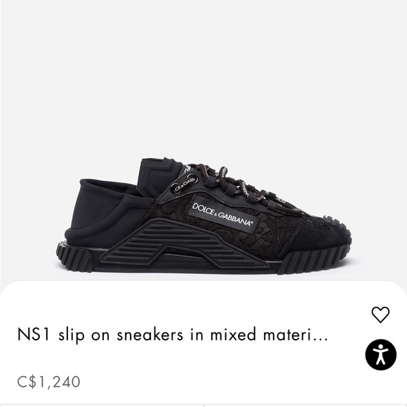 Dolce Gabbana sneakers, brand new with box, size 9. - Picture 1 of 4